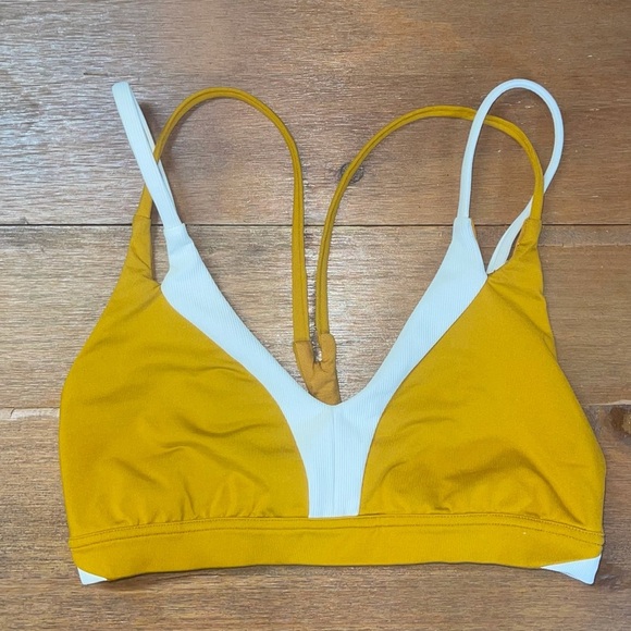 New ambition bra Lululemon 4 Fools Gold / Light Ivory - Picture 2 of 5
